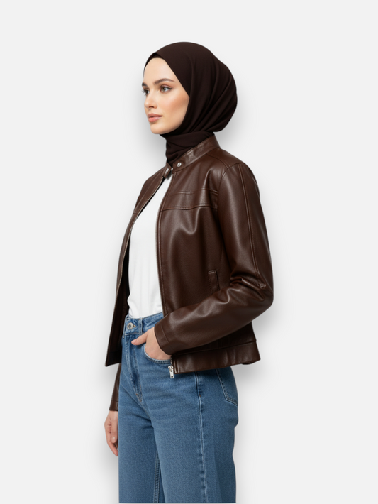 The Zenith Rider Faux Leather Jacket