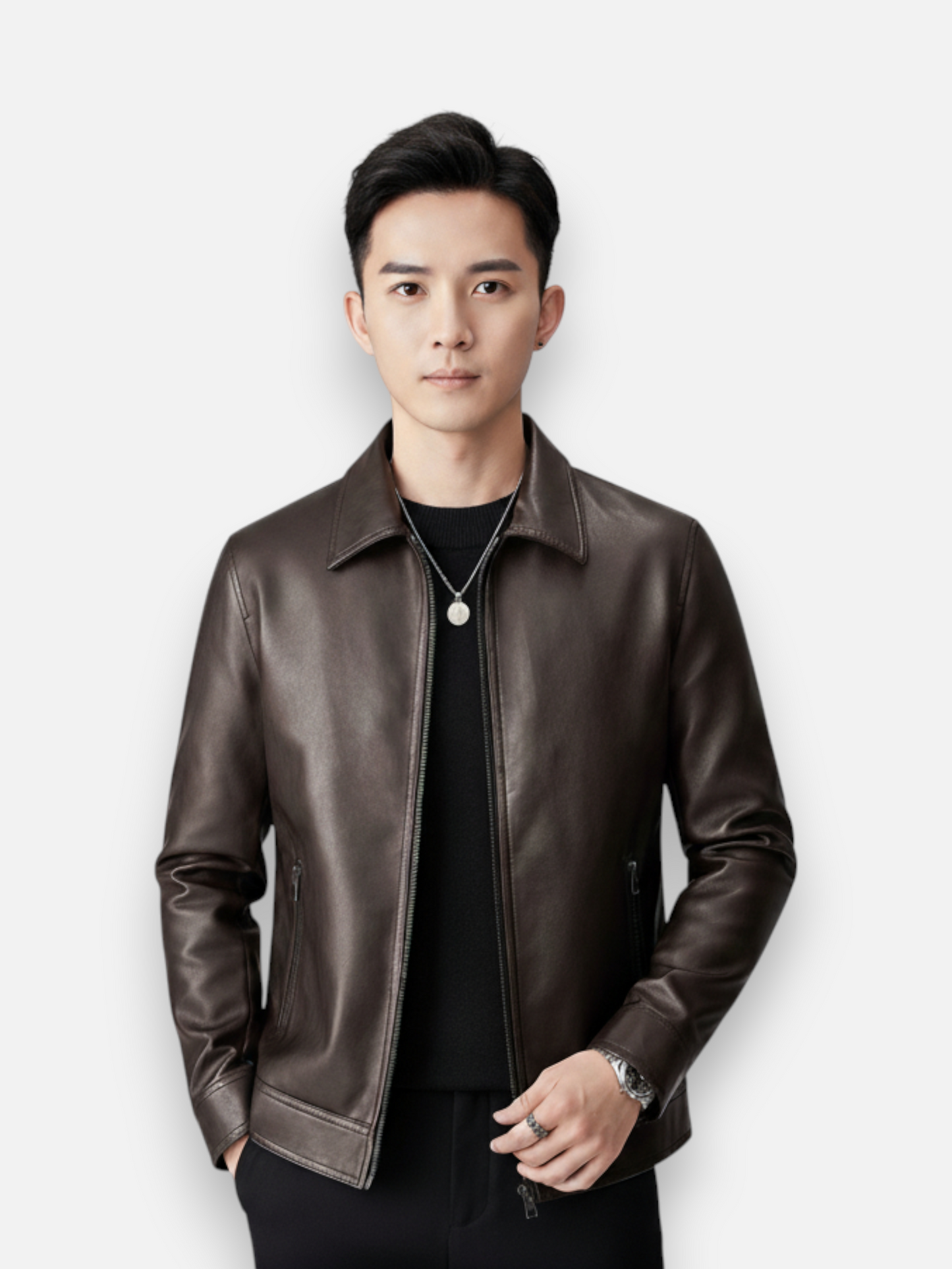 The Apex Commuter Faux Leather Jacket