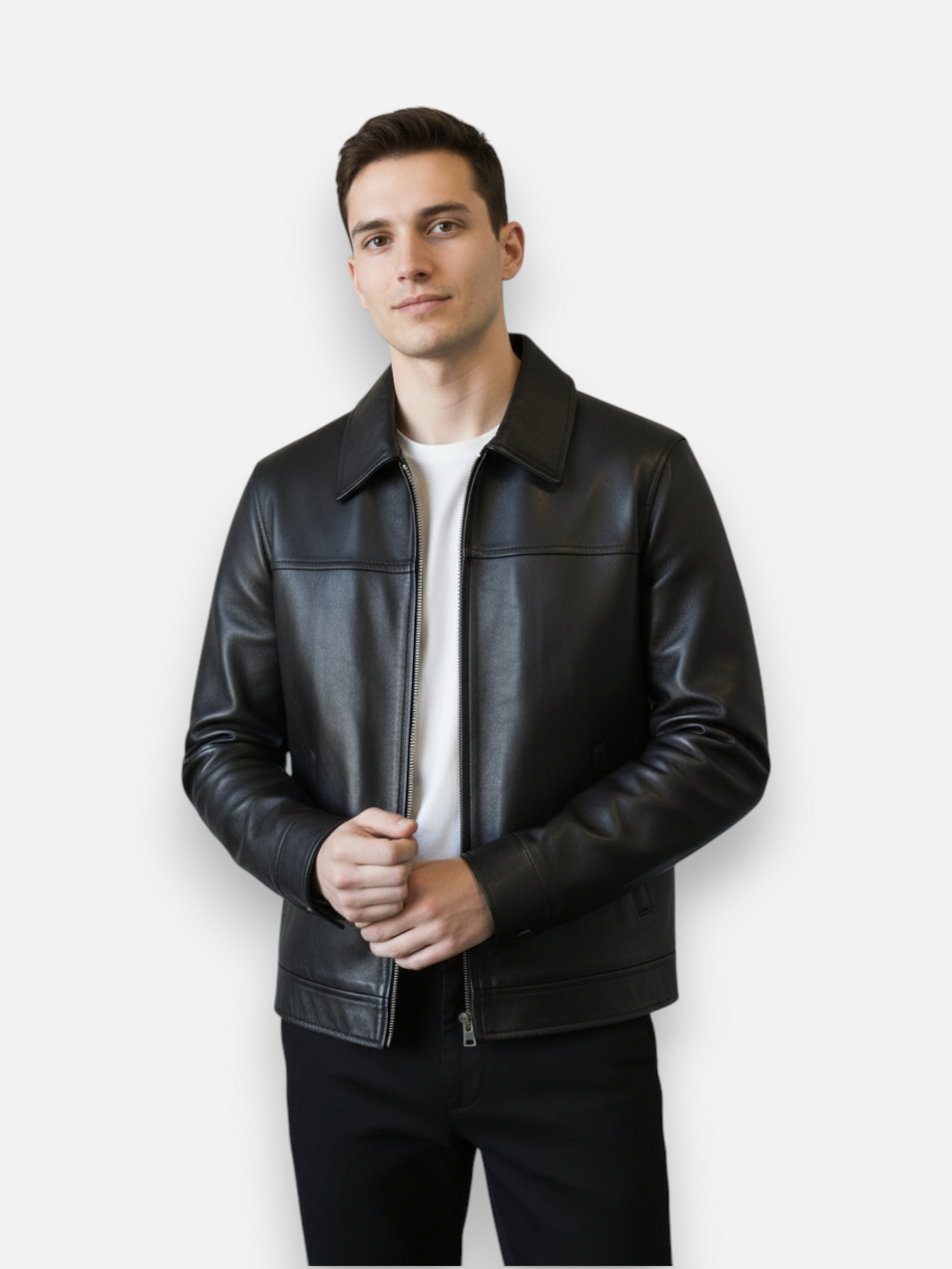 The 'Venture' Faux Leather Field Jacket