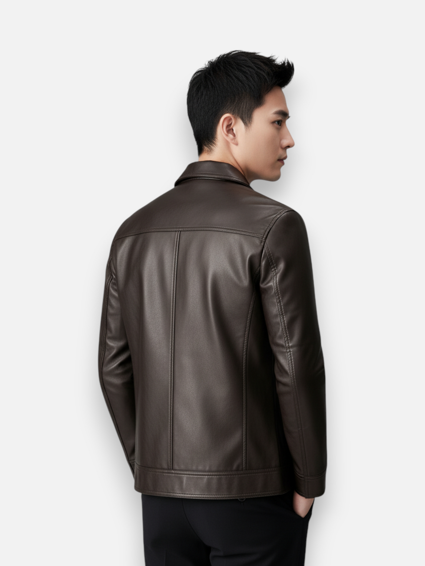 The Apex Commuter Faux Leather Jacket