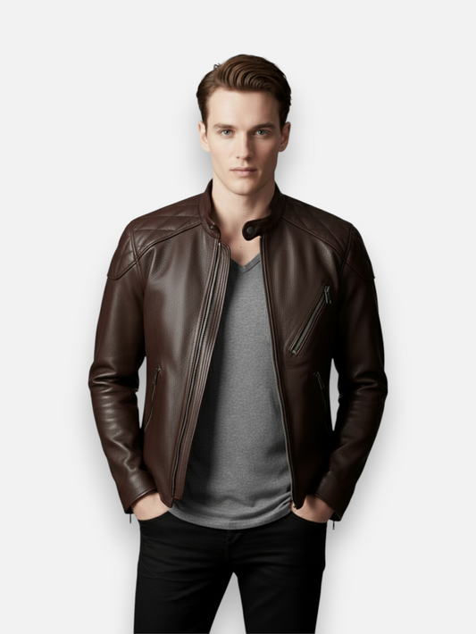 The Krakow Artisan Genuine Goat Leather Jacket