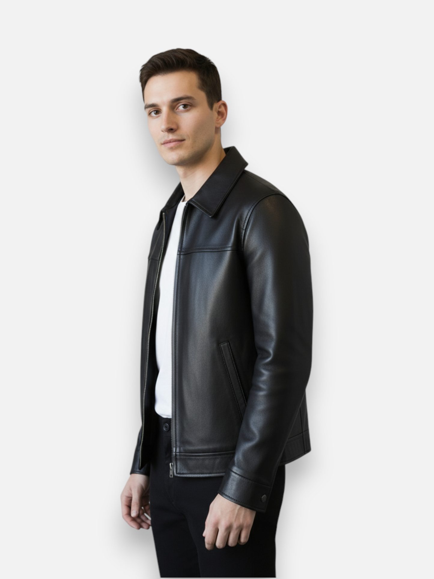 The 'Venture' Faux Leather Field Jacket