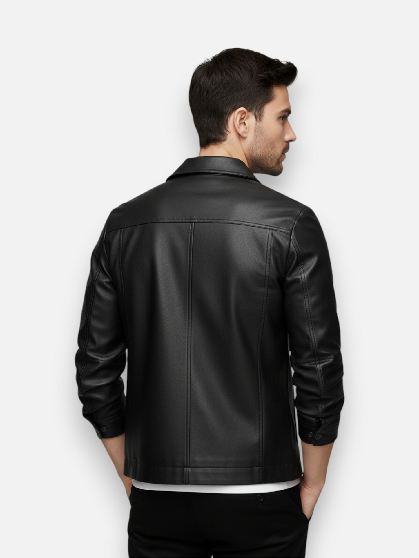 The Heritage Pilot Faux Leather Jacket