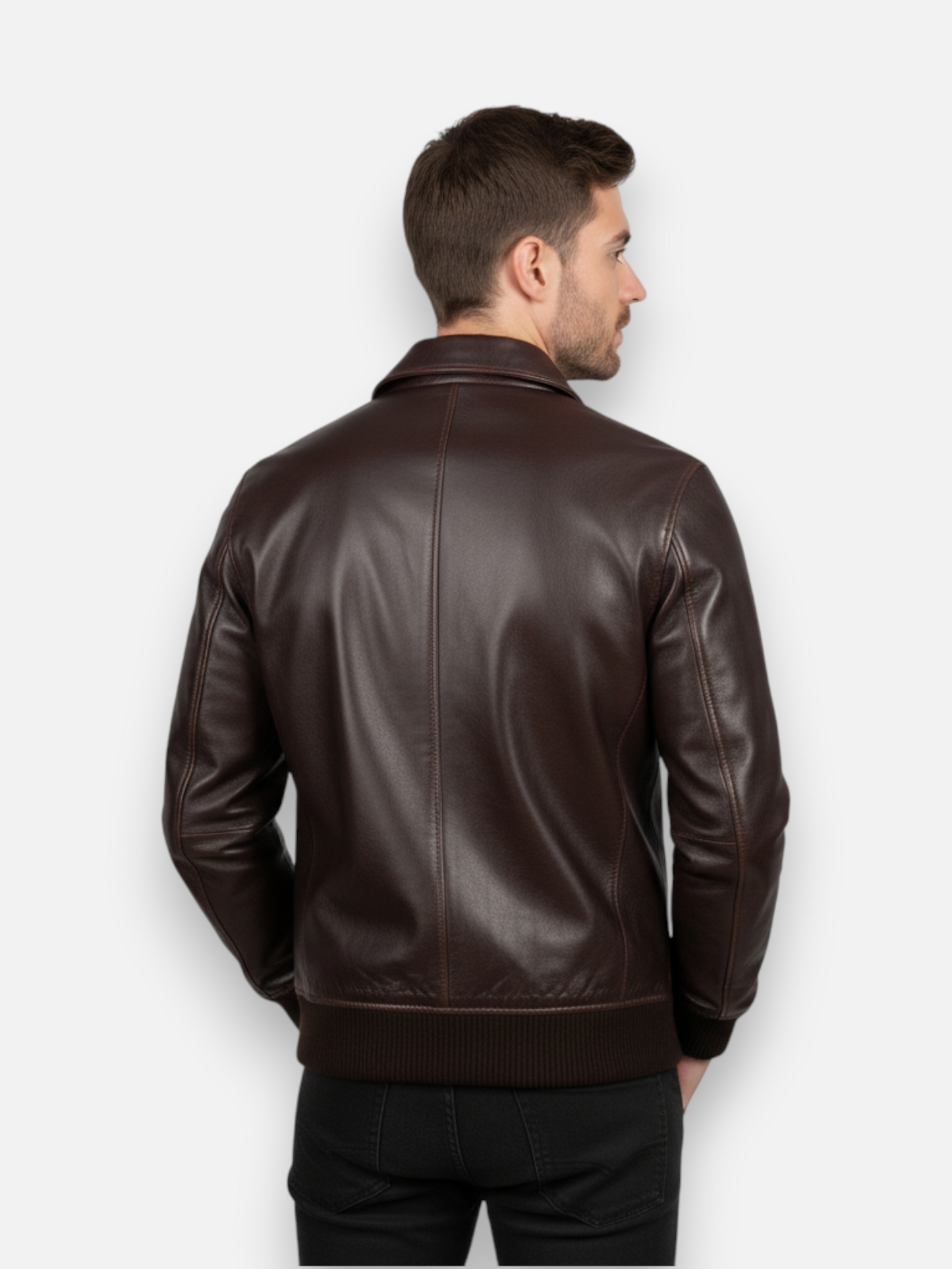 The Obsidian Navigator Faux Leather Jacket