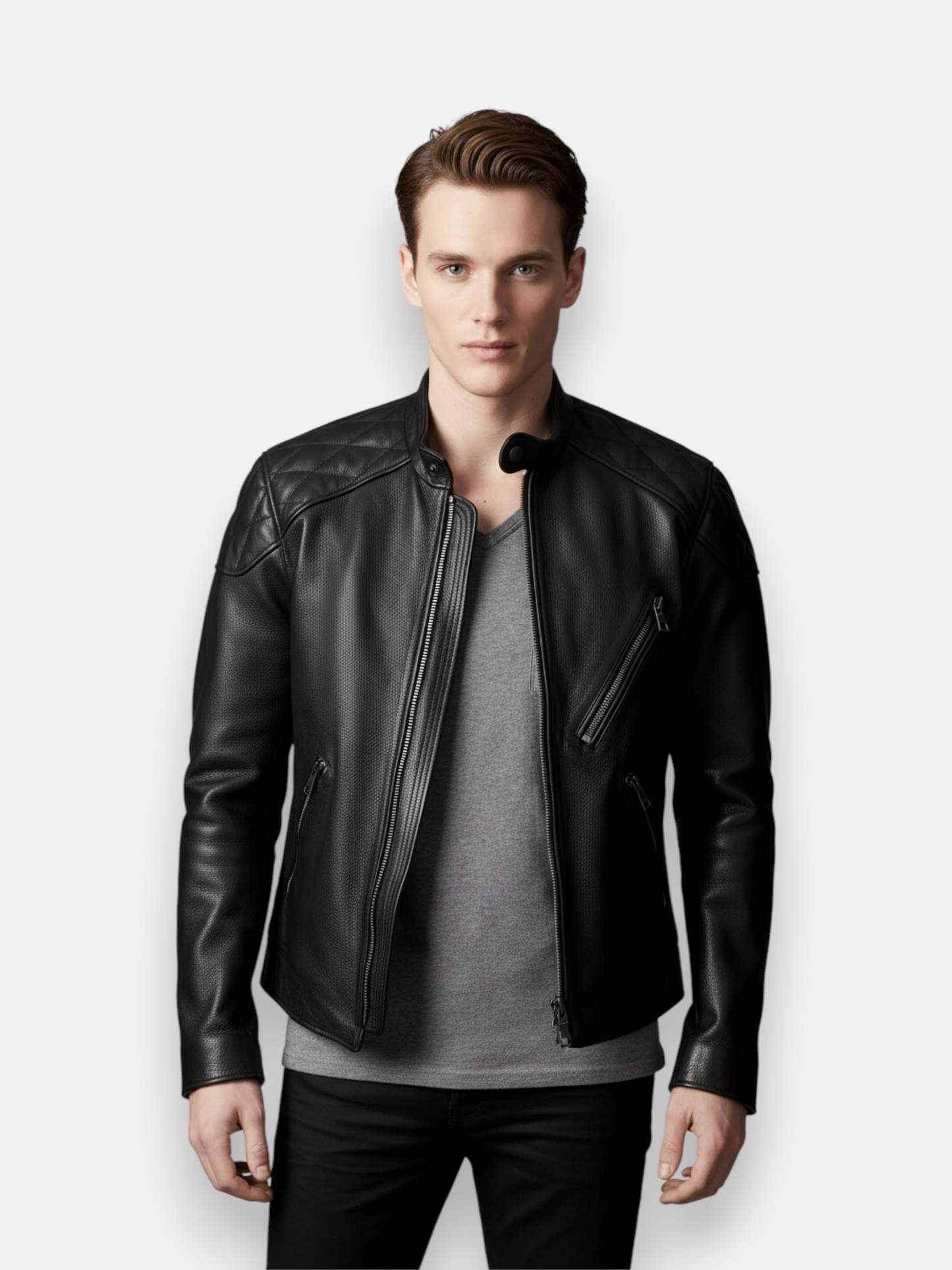 The Krakow Artisan Genuine Goat Leather Jacket