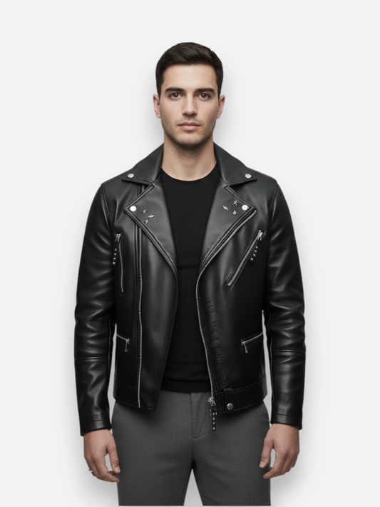 "The Rebel Icon" Biker Jacket