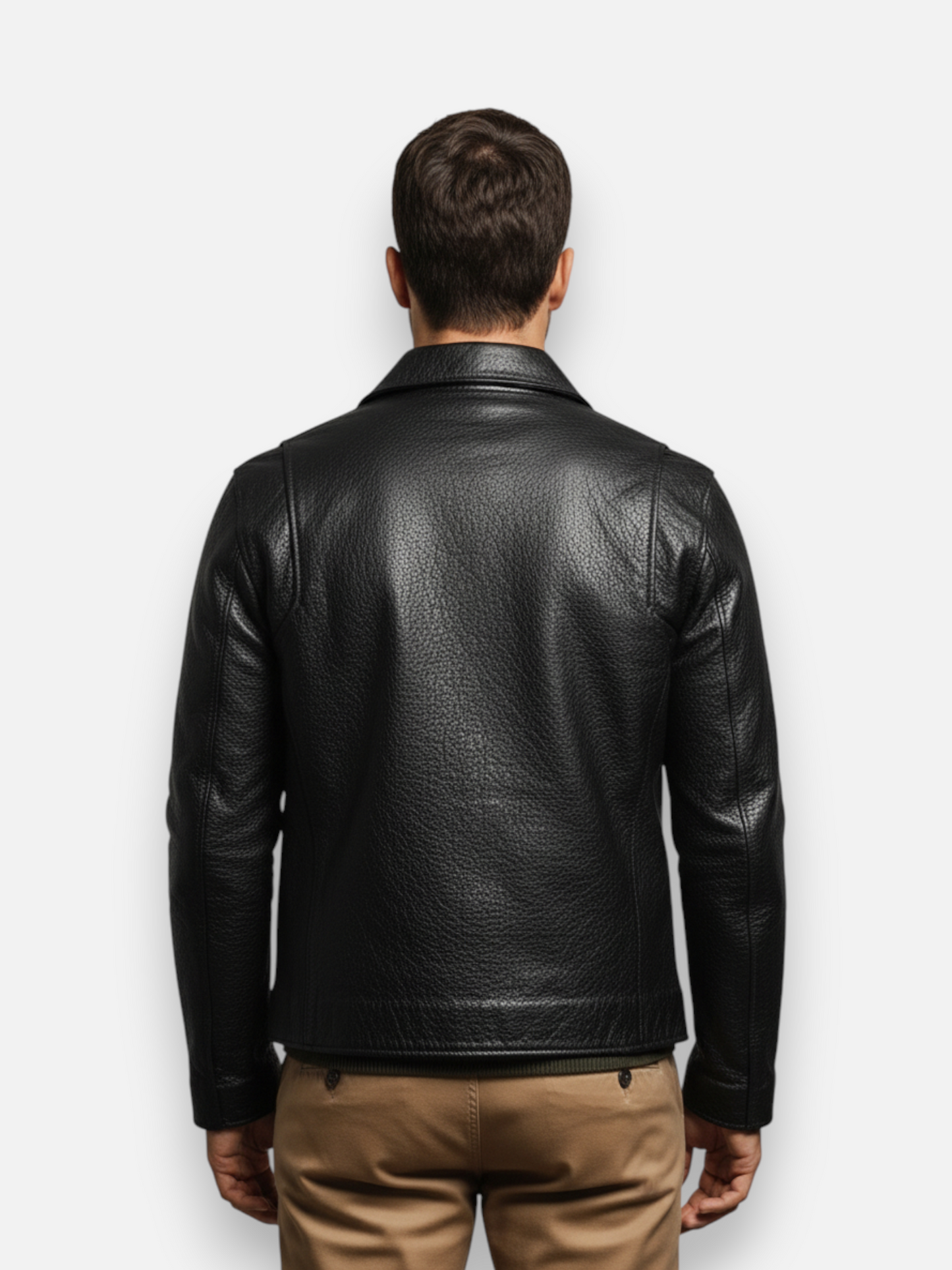 The 'Garrison' Full-Grain Leather Jacket