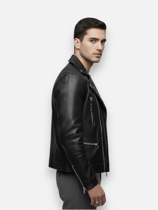 "The Rebel Icon" Biker Jacket